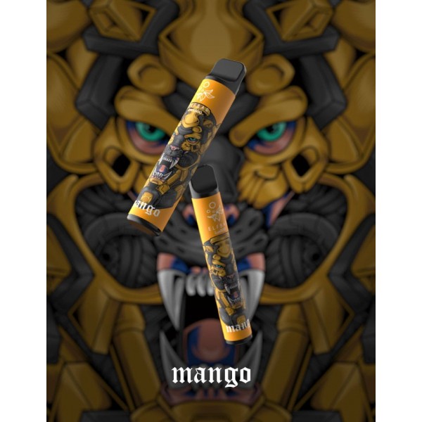 Одноразовый Pod Elf Bar Lux 1500 Disposable Device Mango 850mAh 50 мг на 1500 затяжек со вкусом манго