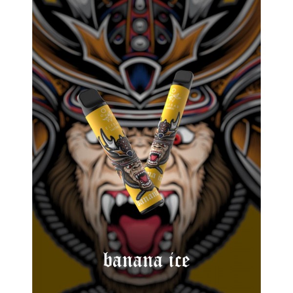 Одноразовый Pod Elf Bar Lux 1500 Disposable Device 850mAh 50 мг на 1500 затяжек со вкусом банана с холодком