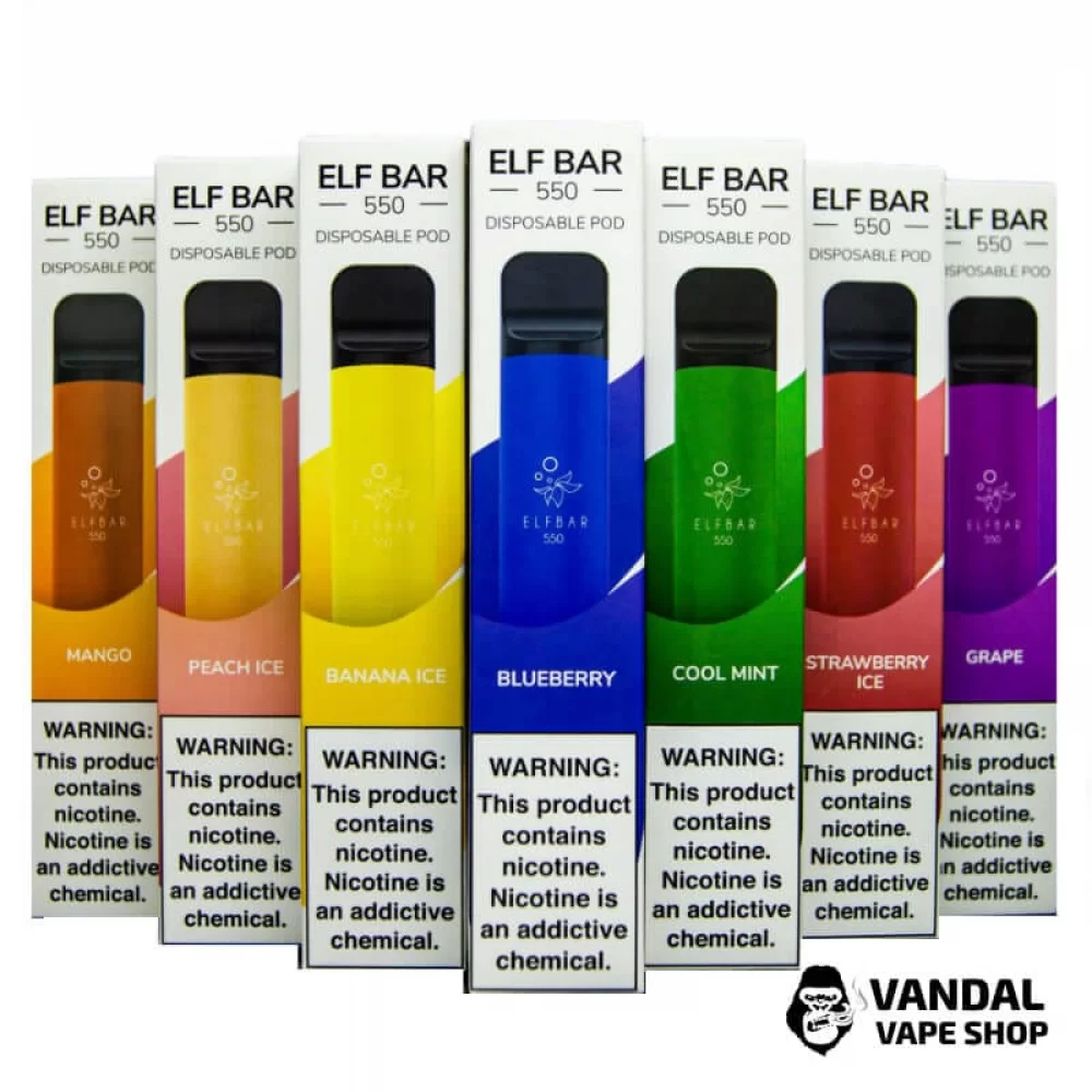 Одноразова Pod-Система Elf Bar 550 Disposable Pod Device 50 мг
