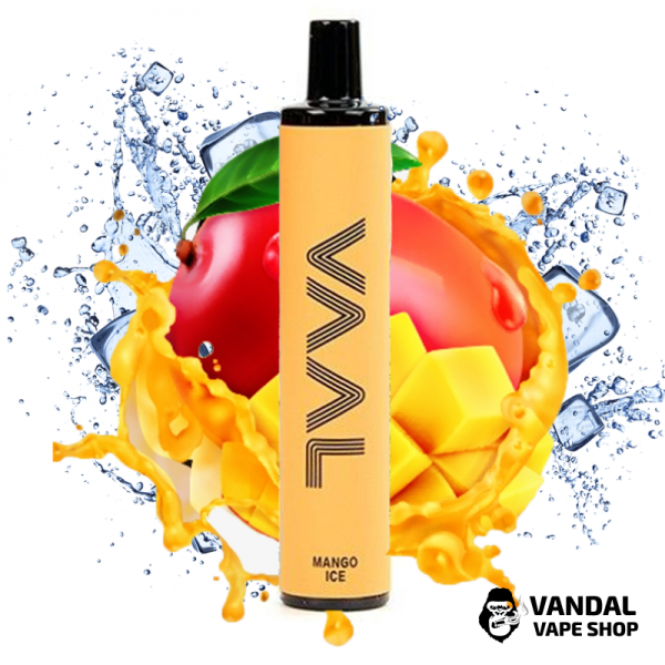 Одноразовая Pod система Joyetech VAAL 1500 Disposable Pod Kit 950mAh Banana Ice со вкусом Манго со льдом
