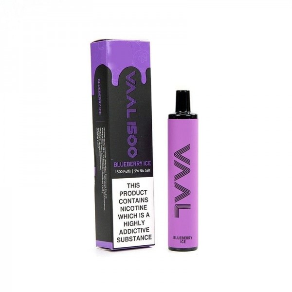 Одноразовая Pod система Joyetech VAAL 1500 Disposable Pod Kit 950mAh Blueberry Ice со вкусом Черники со льдом