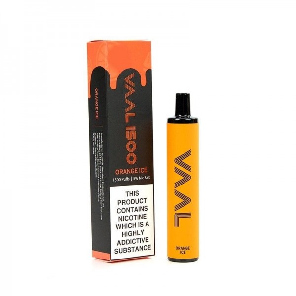 Одноразова Pod система Joyetech VAAL 1500 Disposable Pod Kit 950mAh зі смаком апельсину з льодом