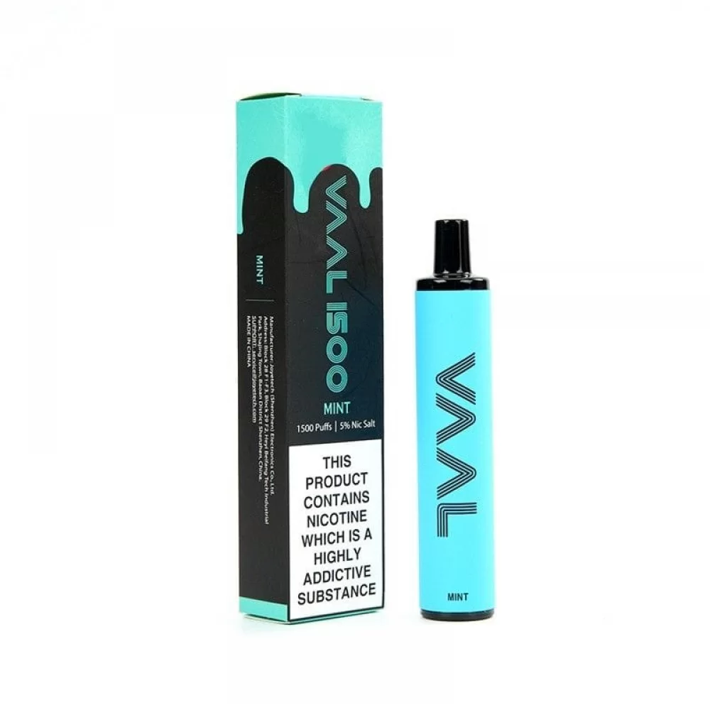 Одноразова Pod система Joyetech VAAL 1500 Disposable Pod Kit 950mAh зі смаком м'яти Одноразова Pod система Joyetech VAAL 1500 Disposable Pod Kit 950mAh зі смаком м'яти