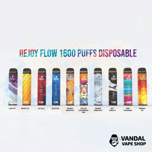 Одноразова Pod-система Rejoy Flow 1700 Disposable Pod 850 mAh	