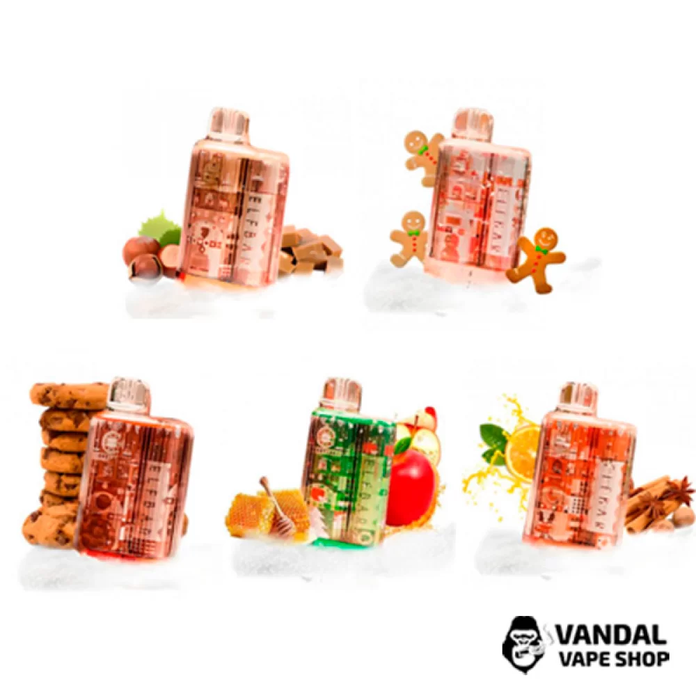 Одноразовий Pod Elf Bar TE5000 Christmas Edition 550 мАг на 5000 затяжок Одноразовий Pod Elf Bar TE5000 Christmas Edition 550 мАг на 5000 затяжок