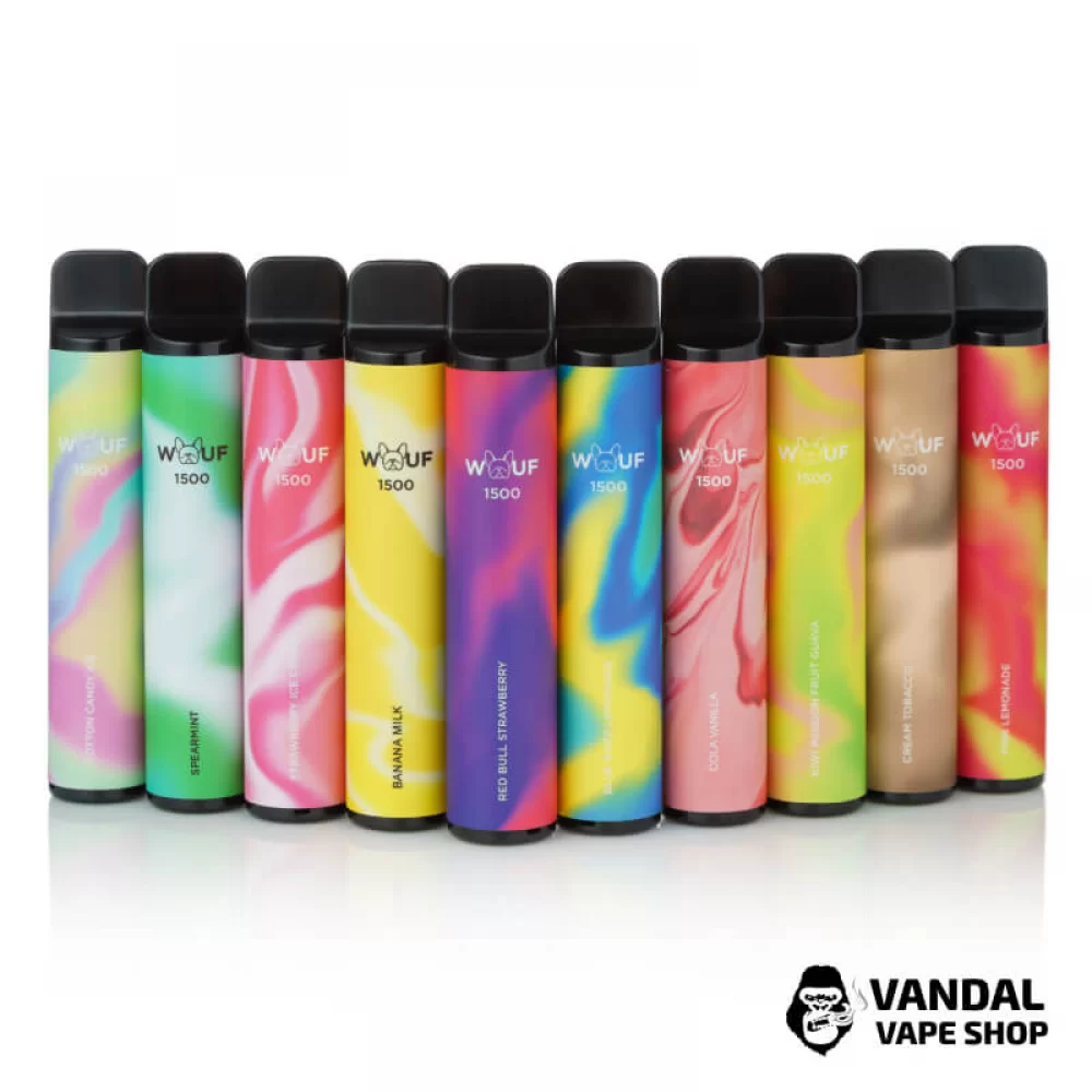 Одноразовый Pod WOUF 1500 Disposable Device 850mAh 5% на 1500 затяжек