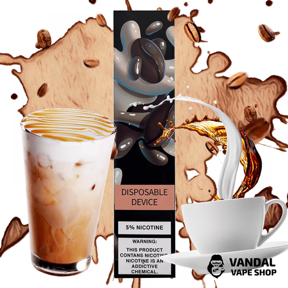 Одноразова Pod система ZeeZee Disposable Pod Kit 5% 400 mAh на 500 затяжок зі смаком лате