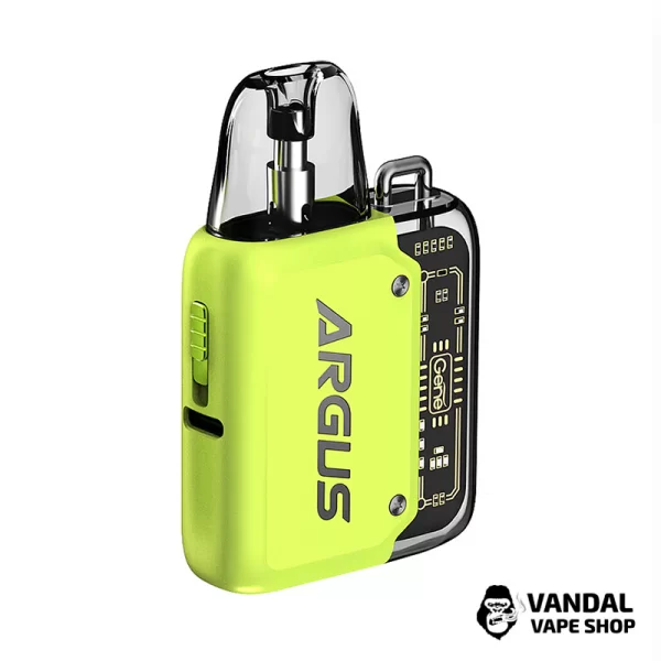 Pod-система Voopoo Argus P1 Pod Kit в жовтому кольорі