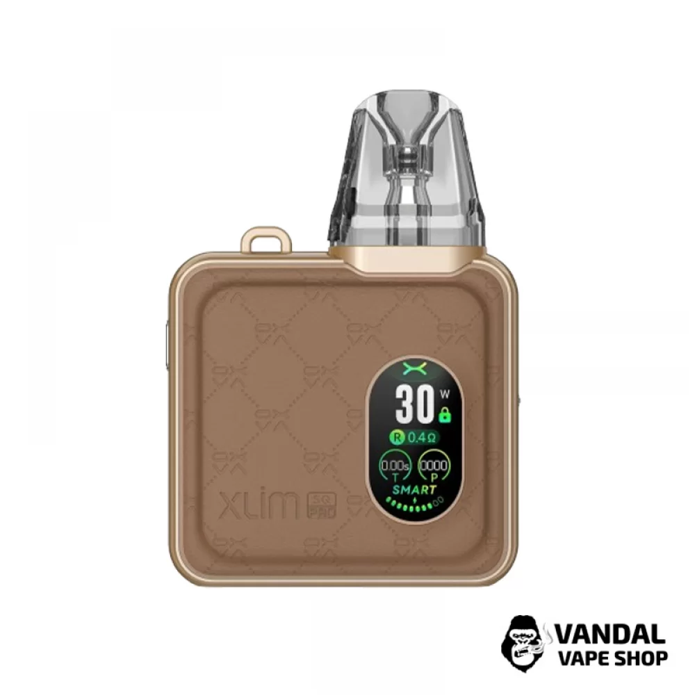 Pod-система Oxva Xlim SQ Pro в цвете коричневая кожа