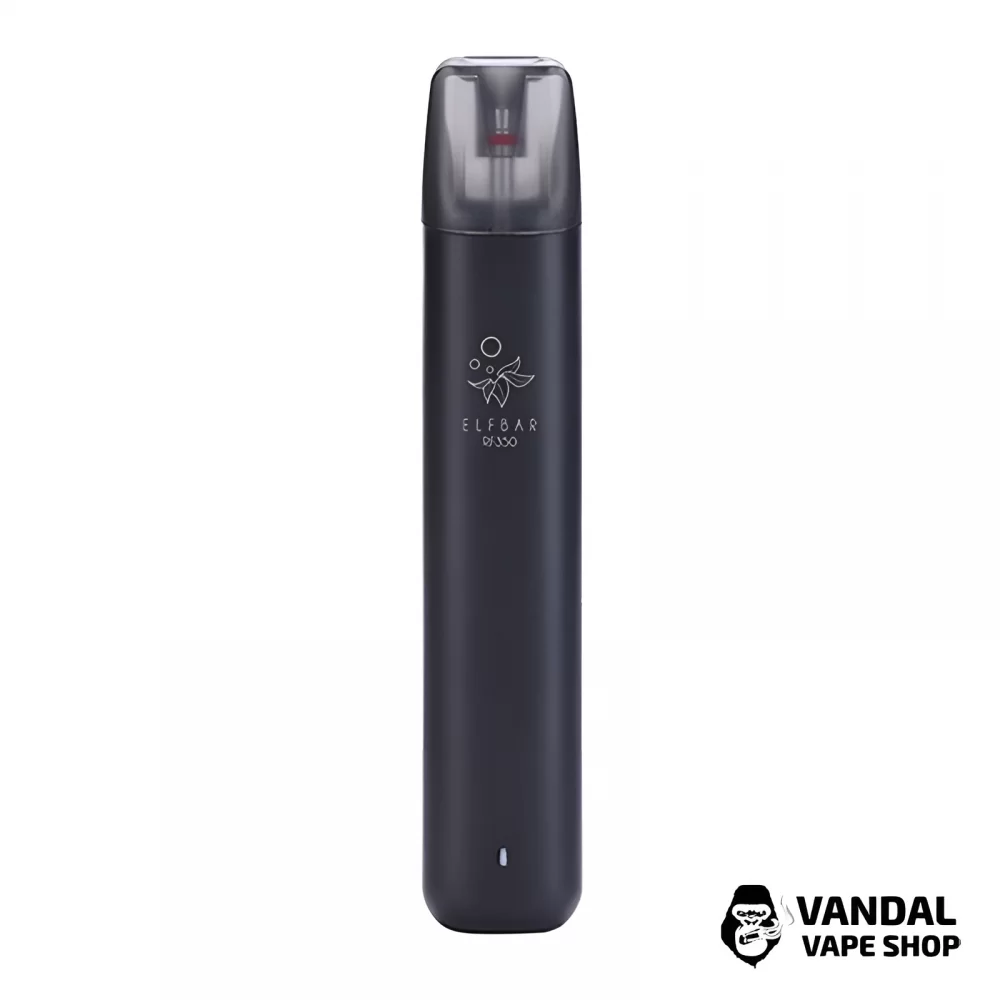 Многоразовый Elf Bar RF350 Pod Starter Kit 350mAh в черном цвете