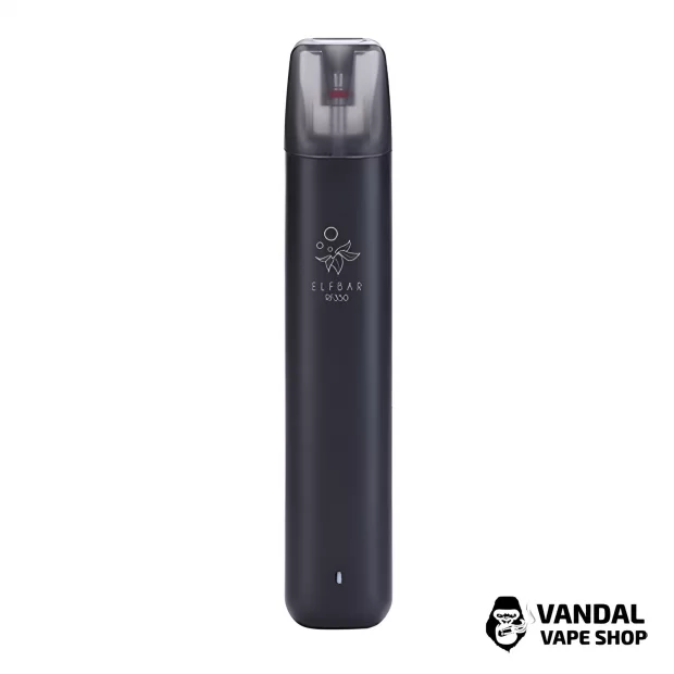 Многоразовый Elf Bar RF350 Pod Starter Kit 350mAh в черном цвете