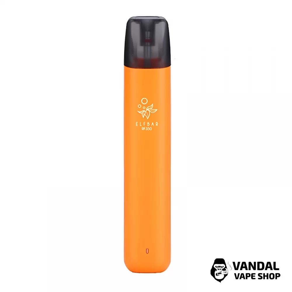 Многоразовый Elf Bar RF350 Pod Starter Kit 350mAh в оранжевом цвете Многоразовый Elf Bar RF350 Pod Starter Kit 350mAh в оранжевом цвете