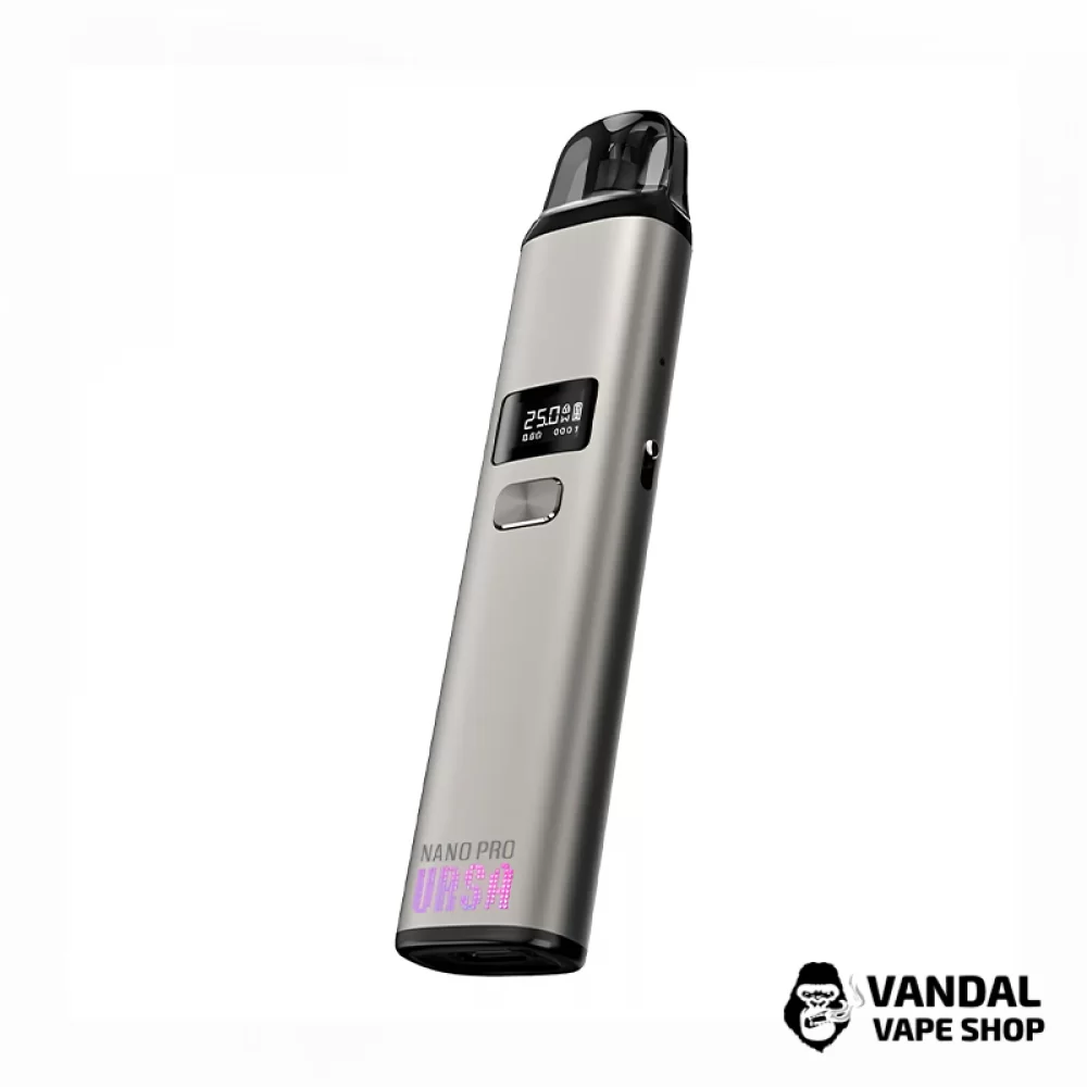 Pod-система Lost Vape Ursa Nano Pro у металево сірому кольорі Pod-система Lost Vape Ursa Nano Pro у металево сірому кольорі