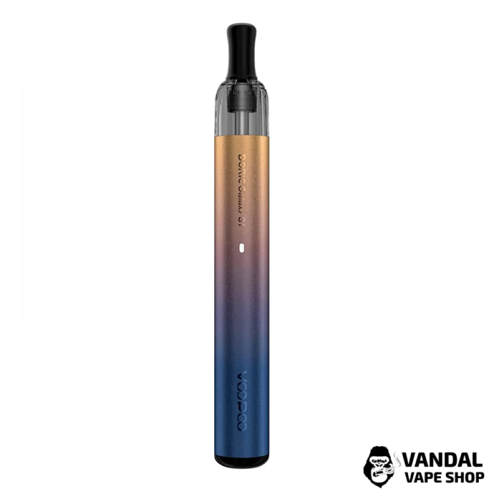 Подсистема VooPoo Doric Galaxy S1 в градиентном сине-золотом цвете