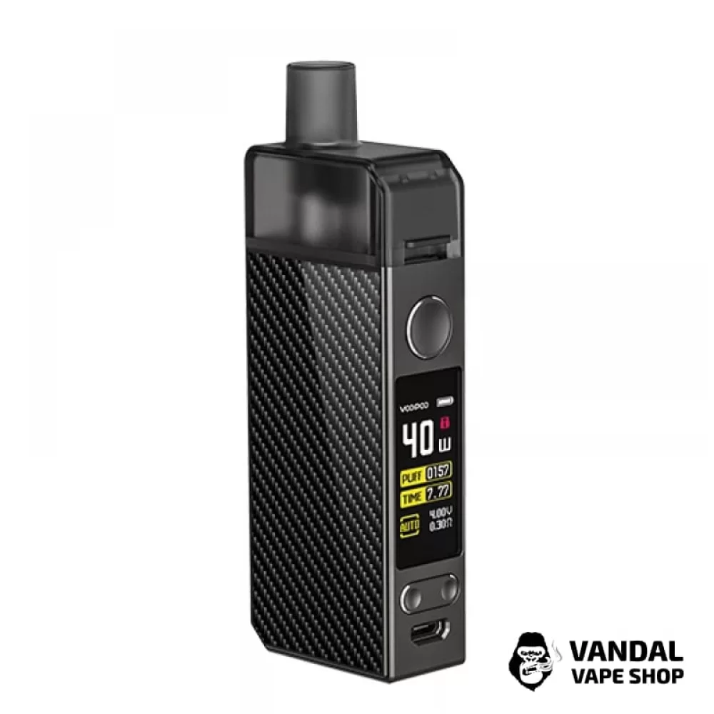 VooPoo NAVI Mod Pod Kit (Original) в расцветке "Carbon Fiber"