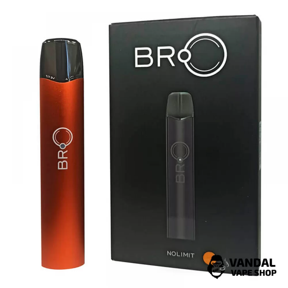 Стартовый набор Nolimit BRO Pod Kit в оранжевом цвете