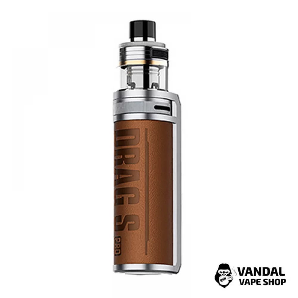 Стартовый набор Voopoo Drag S Pro Pod Mod Kit в коричневом цвете