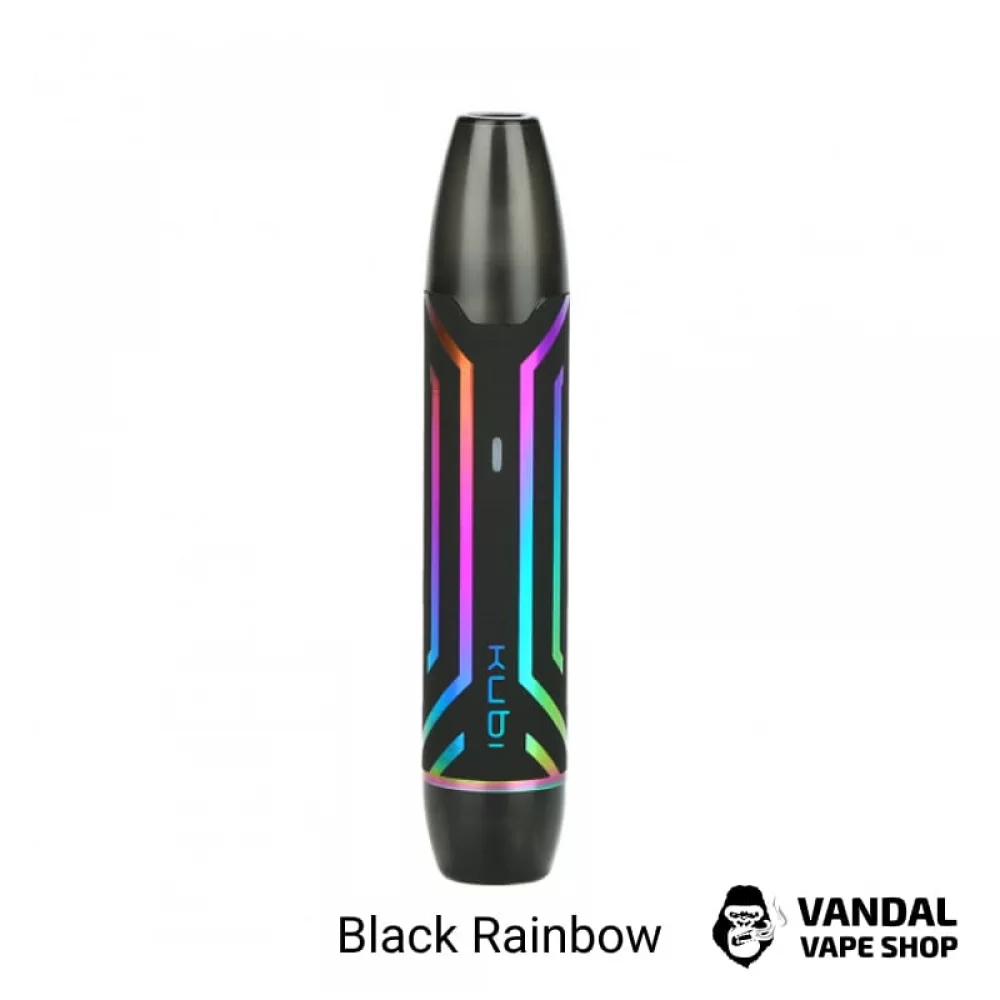Оригинальная Pod-система Hotcig Kubi Refillable Pod Kit в черно-радужной расцветке