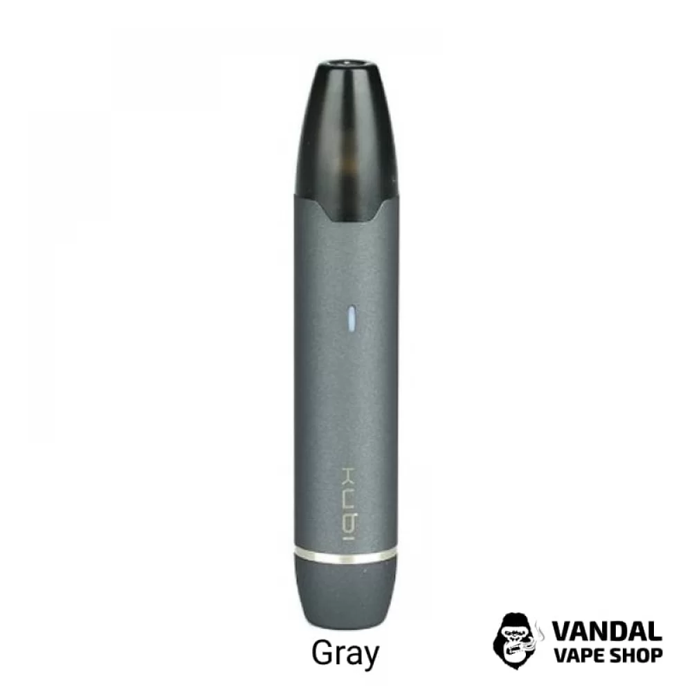 Оригинальная Pod-система Hotcig Kubi Refillable Pod Kit в сером цвете Оригинальная Pod-система Hotcig Kubi Refillable Pod Kit в сером цвете