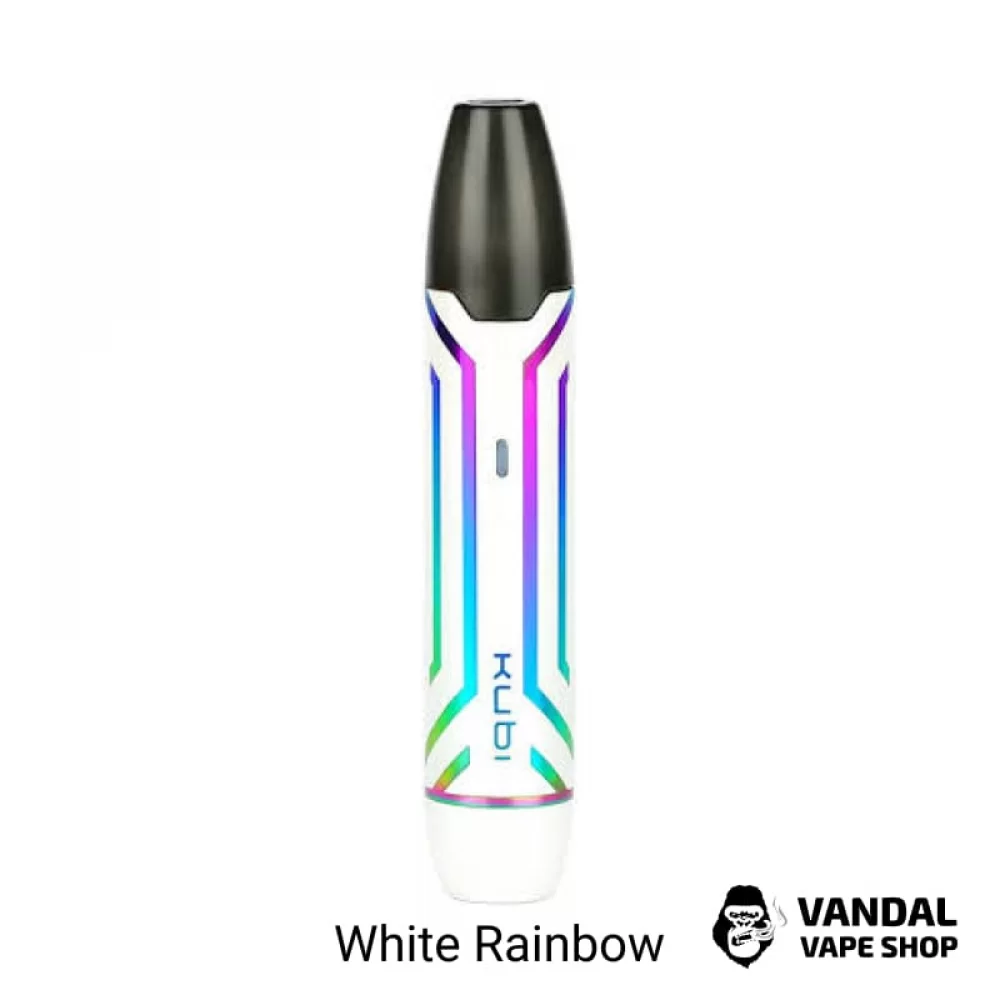 Оригинальная Pod-система Hotcig Kubi Refillable Pod Kit в бело-радужной расцветке