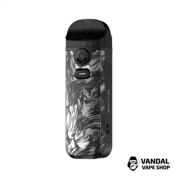 Стартовый набор SMOK Nord 4 Pod Kit в расцветке "Fluid Black Grey"