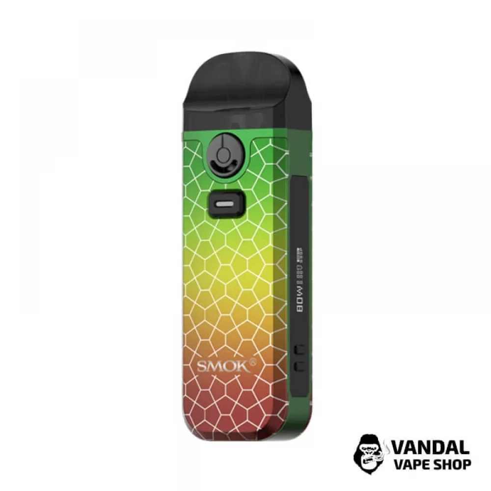 Стартовий набір SMOK Nord 4 Pod Kit в забарвленні "Rasta Green Armor"