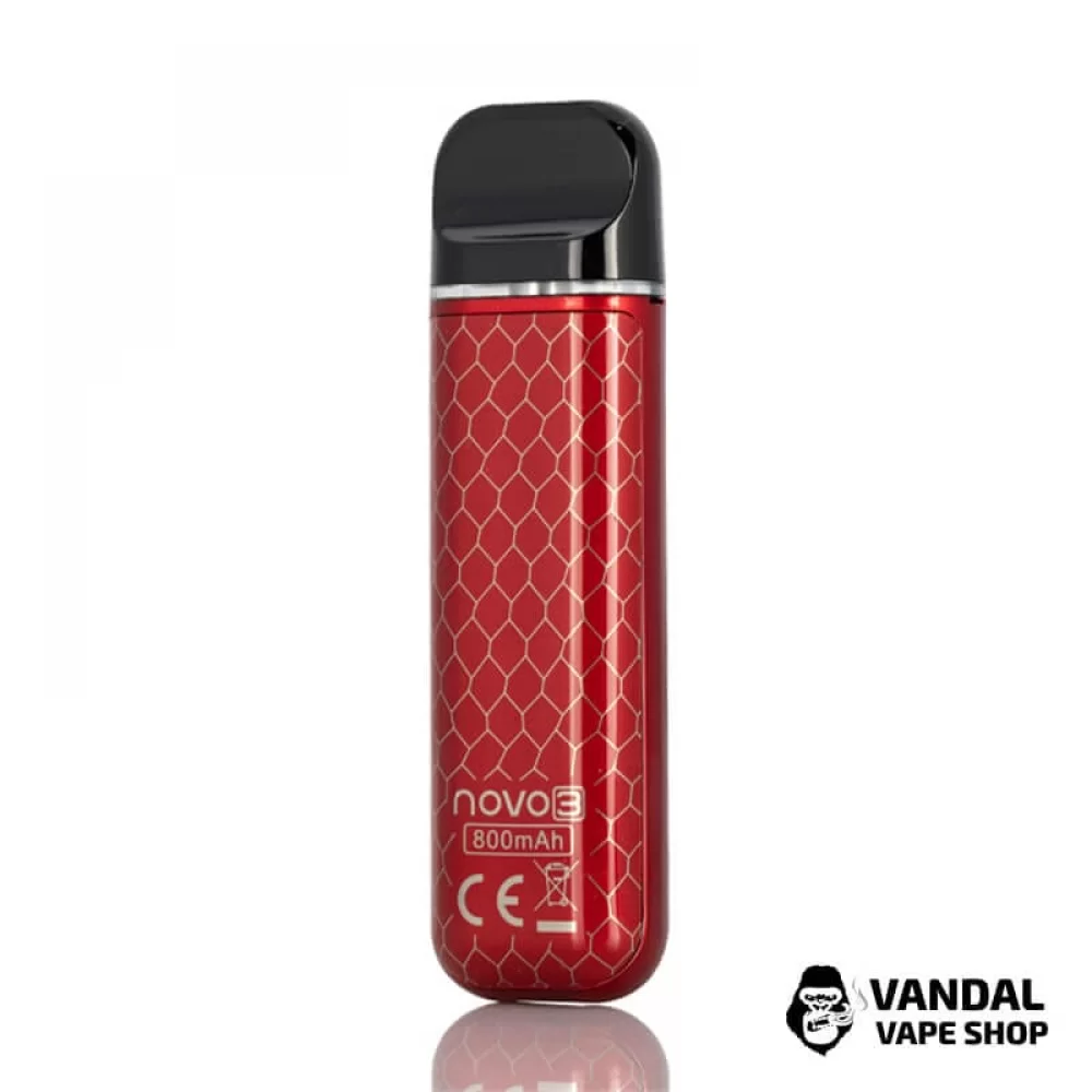 SMOK Novo 3 Pod System Kit 25W 800mAh в расцветке "IML Red Cobra"