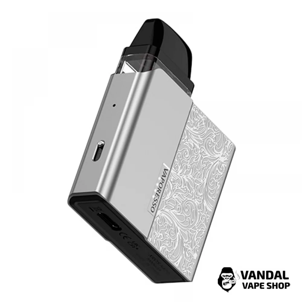 Оригинальная Pod-система Vaporesso XROS Nano в серебристом цвете с узором