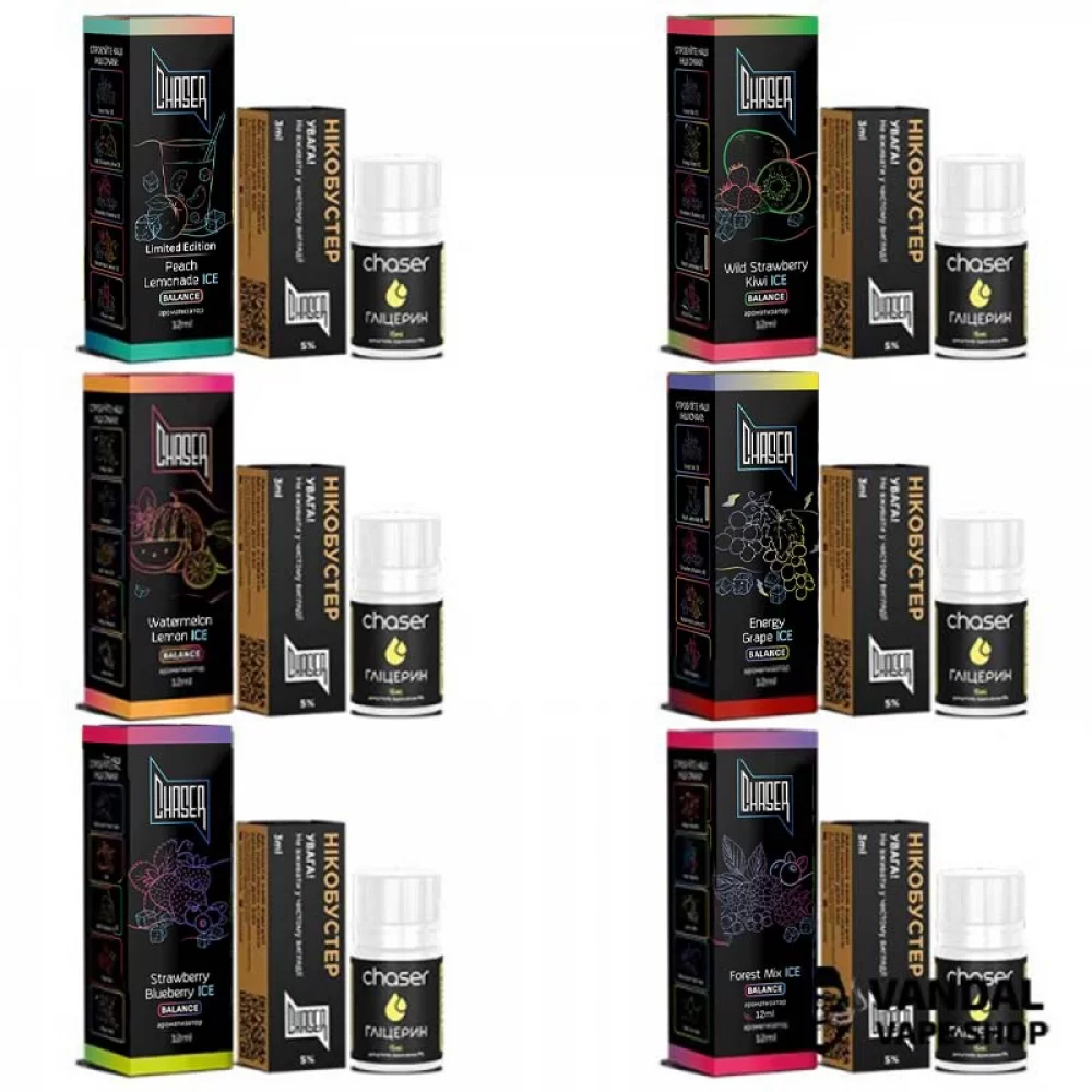 Набор для самозамеса Chaser Black Ice 30 мл Набор для самозамеса Chaser Black Ice 30 мл