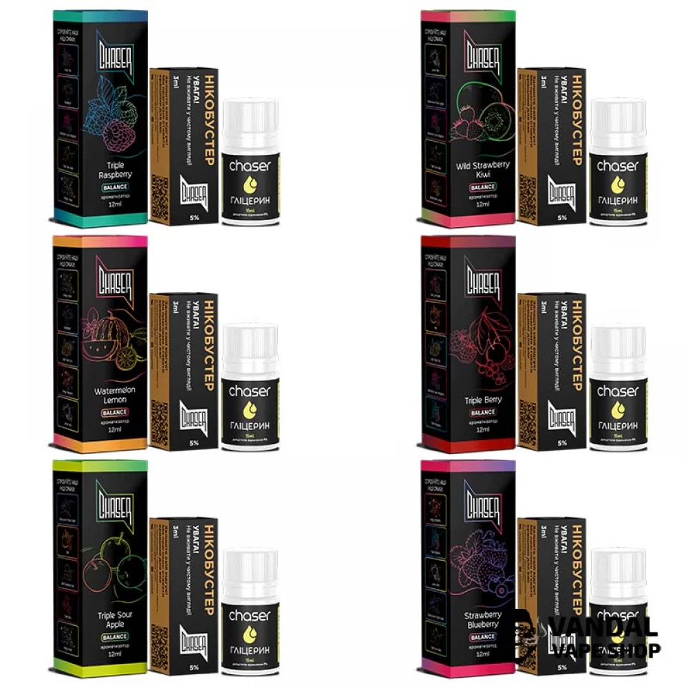 Набір для самозамісу Chaser Black 30 мл Набір для самозамісу Chaser Black 30 мл