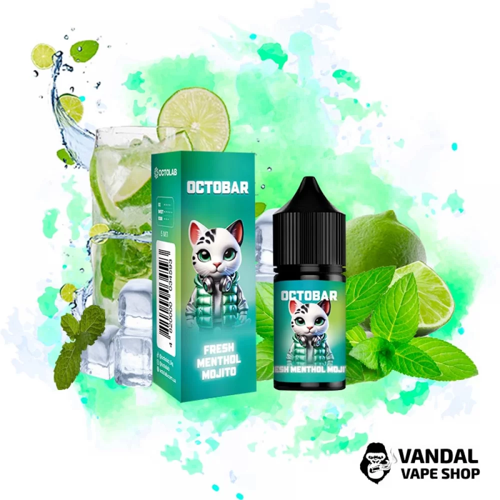 Набор для самозамеса Octo Bar NFT Salt 10 мл 50 мг со вкусом мохито с ментолом