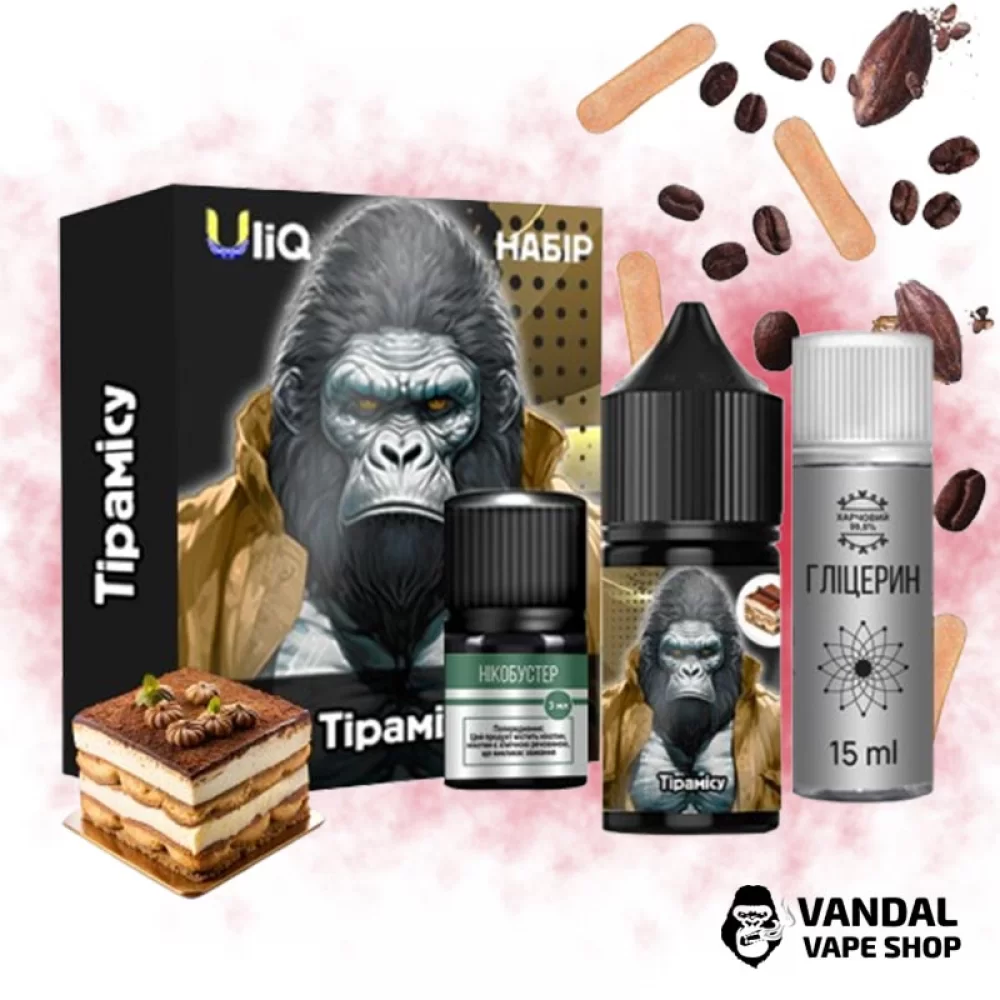 Набор для самозамеса Uliq 30 мл 50 мг со вкусом тирамису
