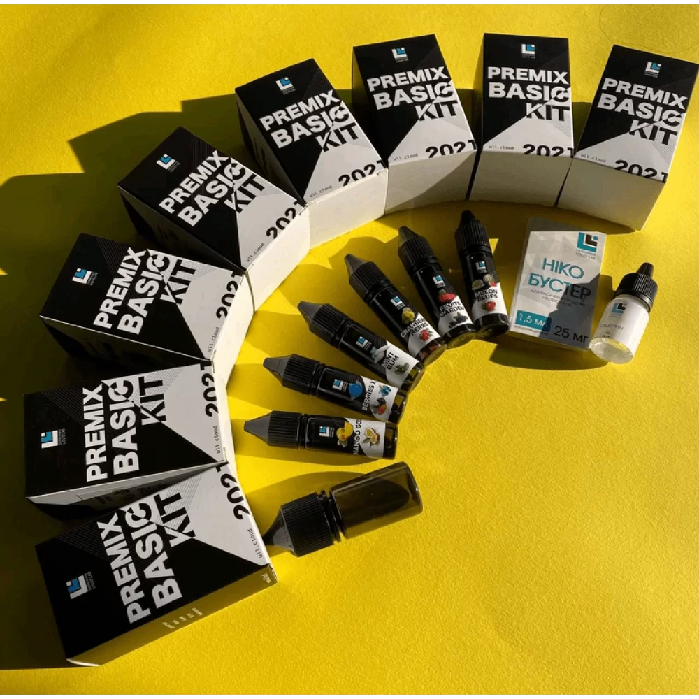 Набор для самозамеса Premix Basic Kit 30 мл 50 мг Hard со вкусом єжевики, голубики и смородины Набор для самозамеса Premix Basic Kit 30 мл 50 мг Hard со вкусом єжевики, голубики и смородины