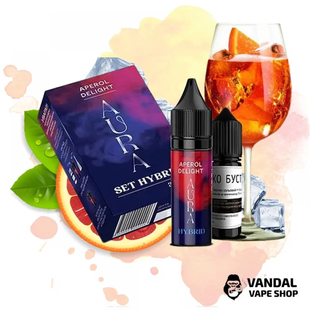 Набор для самозамеса Aura Hybrid - со вкусом апероля Набор для самозамеса Aura Hybrid - со вкусом апероля