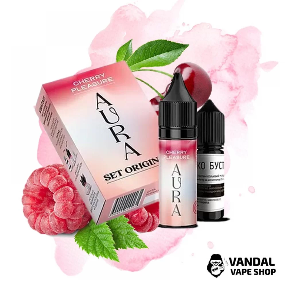 Набір для самозамісу Aura Original 15 мл 30 мг - зі смаком вишні з малиною.