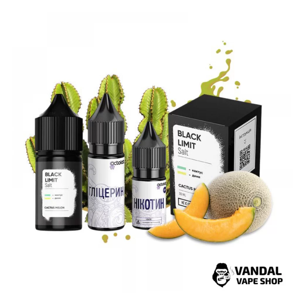 Набір для самозамісу Black Limit 30 мл 50 мг Hard зі смаком кактуса і дині