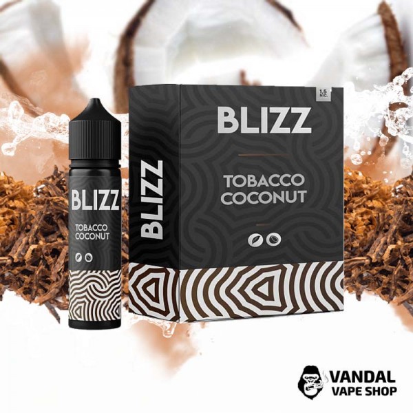Набор для самозамеса Blizz Plus Organic 60 мл 3 мг со вкусом табака и кокоса