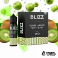Набор для самозамеса Blizz Plus Organic 60 мл 3 мг со вкусом зеленого яблока и киви