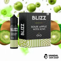 Наборы для самозамеса Blizz Organic 60 мл 3 мг - Sour Apple with Kiwi