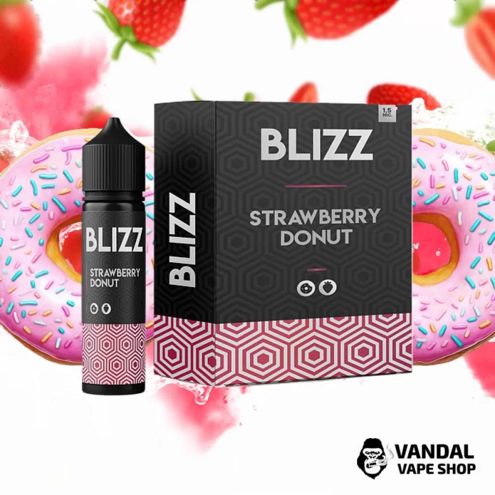 Набір для самозамісу Blizz Organic 60 мл 3 мг зі смаком полуничного пончика