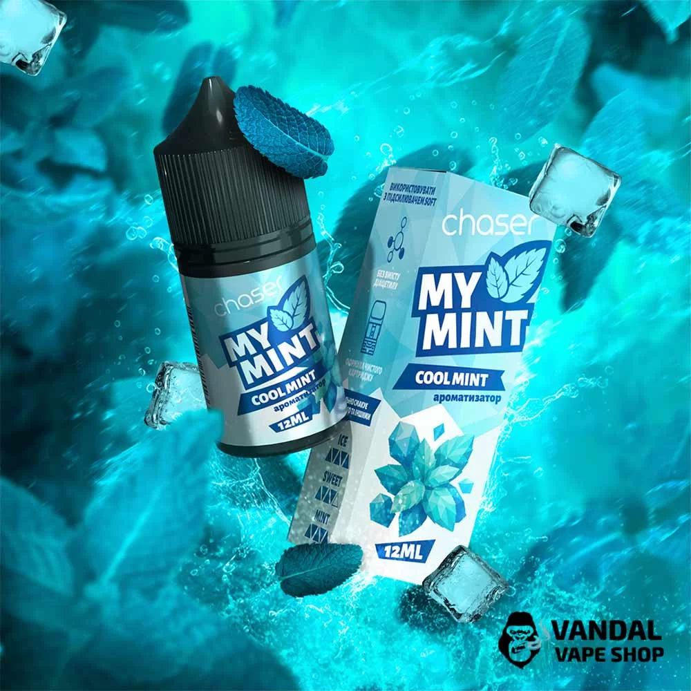 Набор для самозамеса Chaser My Mint 30 мл 65 мг - со вкусом холодной мяты Набор для самозамеса Chaser My Mint 30 мл 65 мг - со вкусом холодной мяты