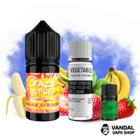 Набори для самозамісу Crazy Juice - Banana Straw 30 мл 65 мг