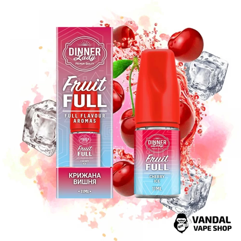 Набор для самозамеса Dinner Lady Fruit Full 30 мл 50 мг - со вкусом ледяной вишни Набор для самозамеса Dinner Lady Fruit Full 30 мл 50 мг - со вкусом ледяной вишни