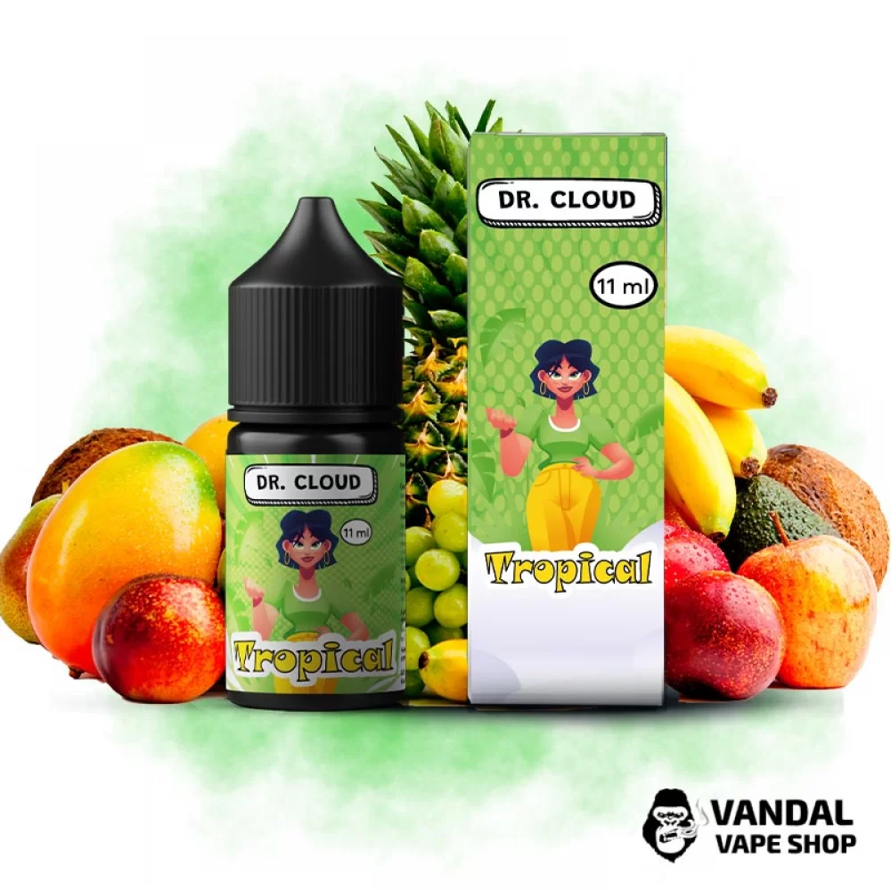 Набор для самозамеса Dr.Cloud 30 мл 50 мг - со вкусом тропического микса фруктов Набор для самозамеса Dr.Cloud 30 мл 50 мг - со вкусом тропического микса фруктов