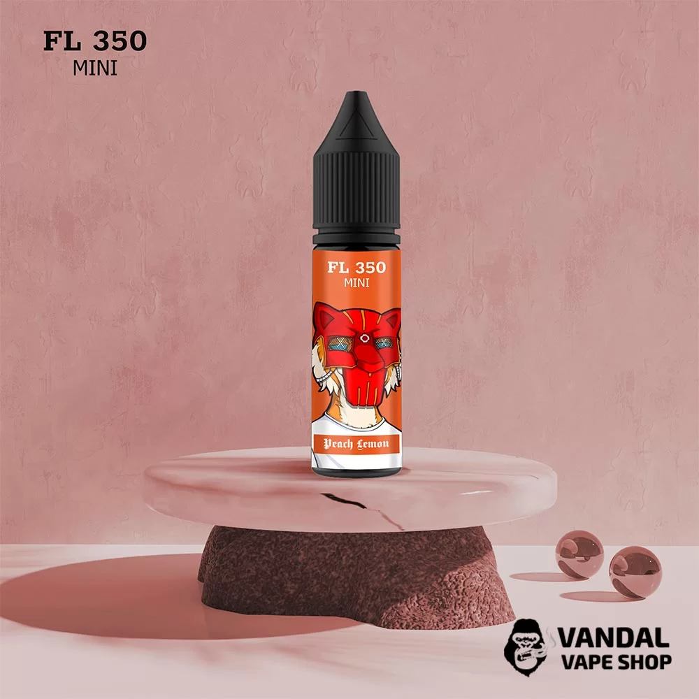 Набір для самозамісу FL350 Mini 15 мл 50 мг зі смаком персика і лимона Набір для самозамісу FL350 Mini 15 мл 50 мг зі смаком персика і лимона