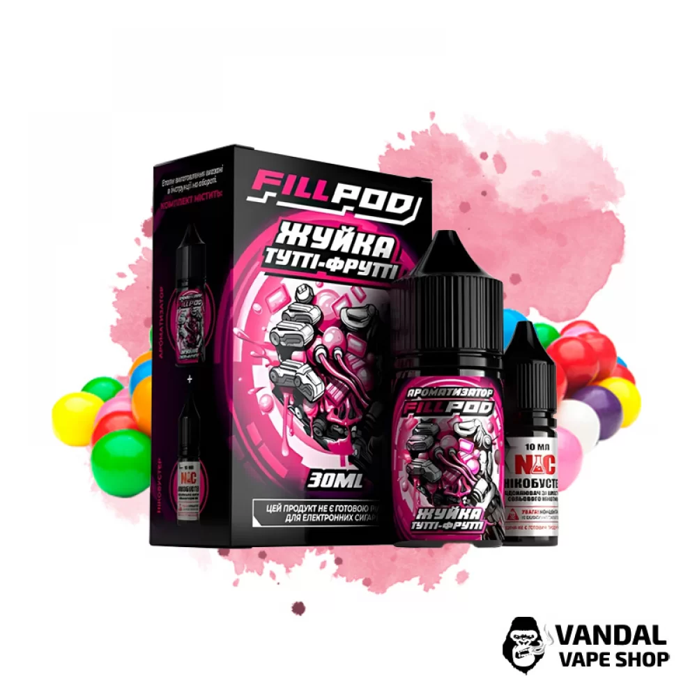 Набор для самозамеса Fill Pod 30 мл 50 мг со вкусом фруктовой жвачки