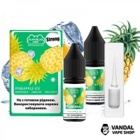 Набір для самозамісу Flavorlab Disposable Puff Strong - Pineapple Ice 10 мл 50 мг