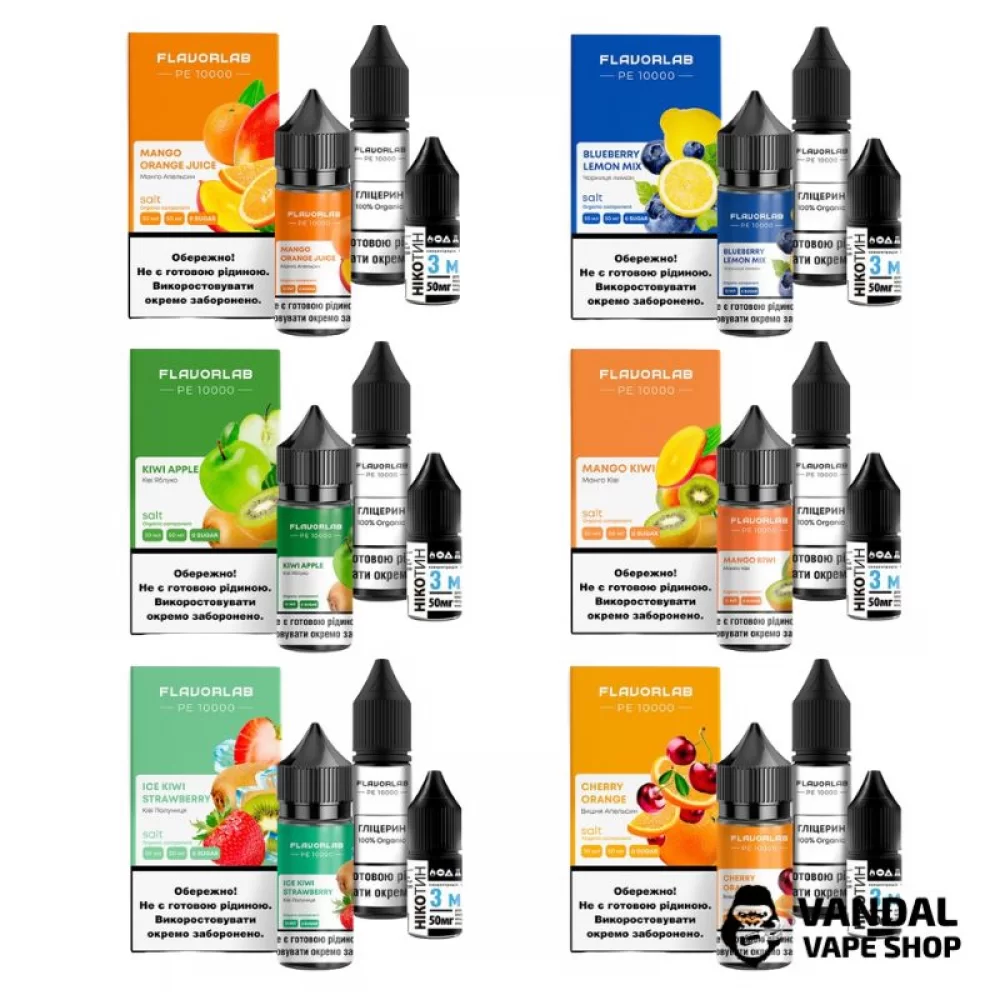 Набор для самозамеса Flavorlab PE 10000 30 мл Набор для самозамеса Flavorlab PE 10000 30 мл