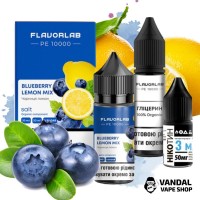 Наборы для самозамеса Flavorlab PE 10000 30 мл 50 мг - Blueberry Lemon Mix