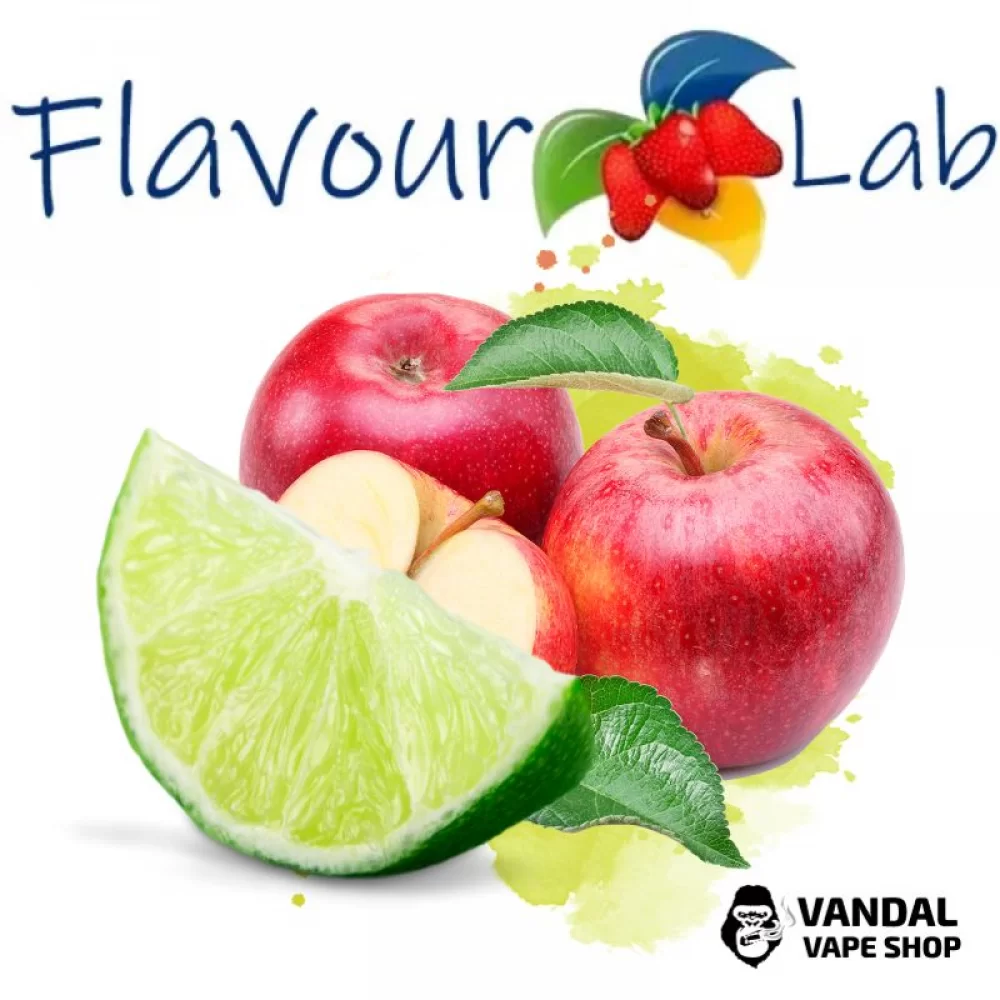 Ароматизатор FlavourLab 10 мл со вкусом яблока и лайма